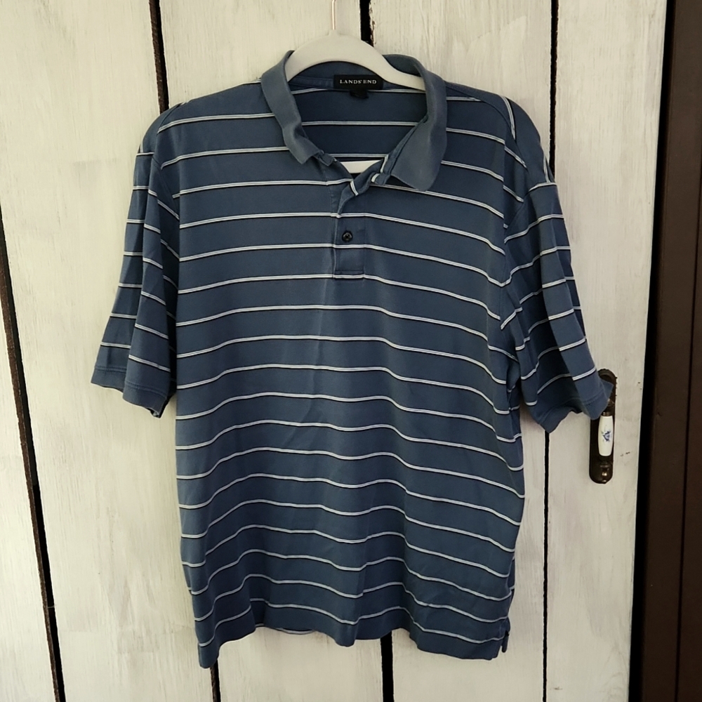 Lands End Men's Polo size Medium
